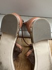 Sam Edelman Gladiator Flats Leather Sandals Brown With Rhinestones — photo 7