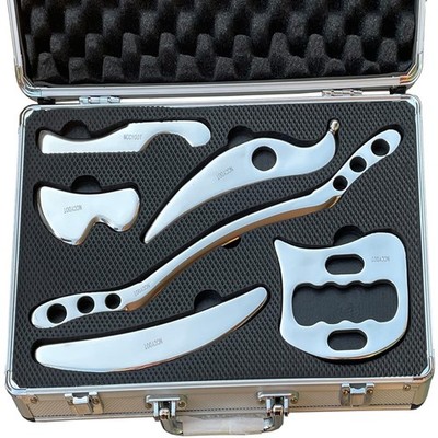 NCCYOOT Gua sha Set, IASTM Tool Gua Sha Stainless Steel Muscle Scraper Set of...