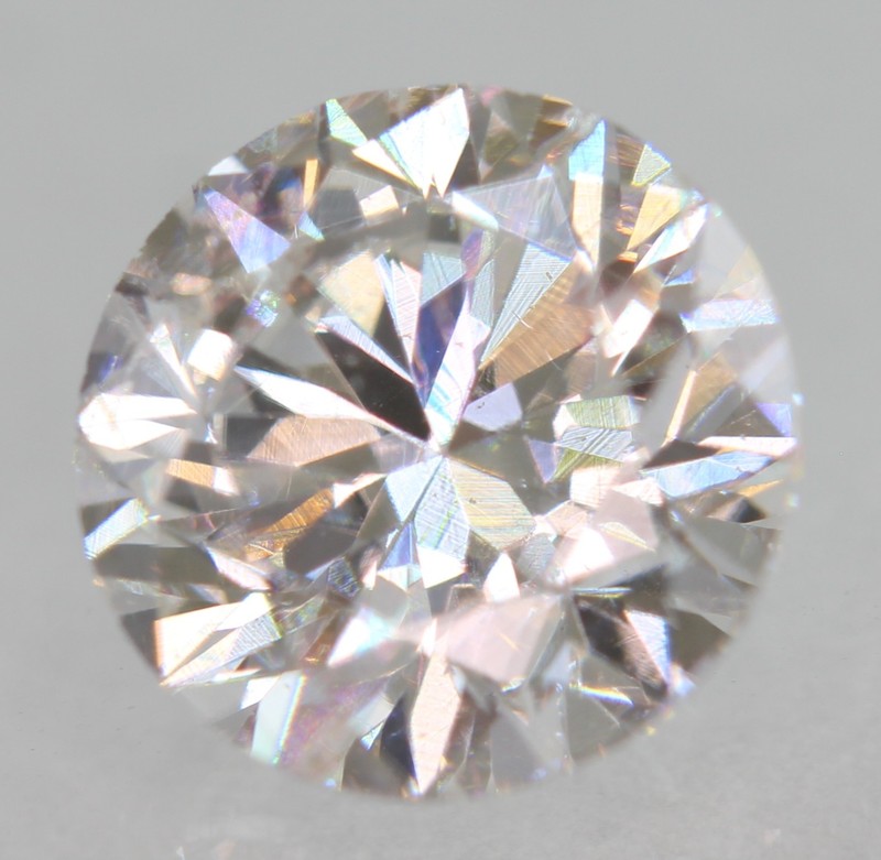Certified 1.02 Carat D VVS2 Round Brilliant Natural Enhanced MINED Diamond 6.33m