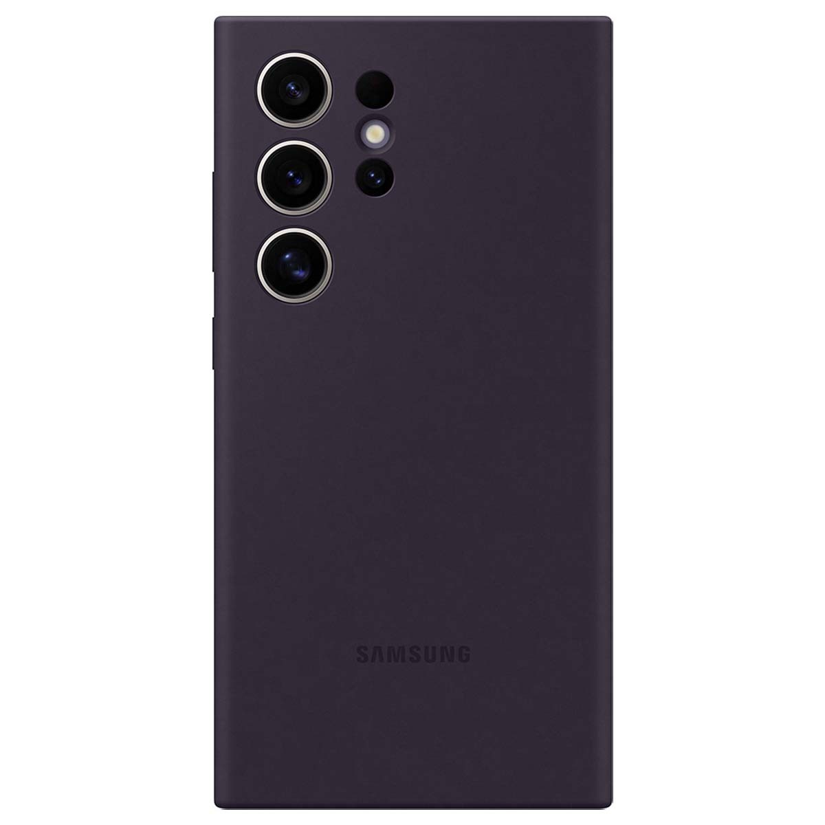 Coque Galaxy S24 Ultra en silicone ultra mince violet foncé