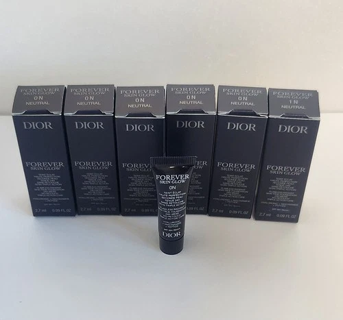 6 X Dior Forever Skin Glow Foundation 0N 2.7ml/0.09floz