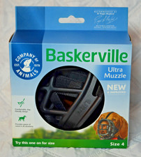 Baskerville Ultra Muzzle Size 4 3.5" x 12.5" Husky, Dalmatian, more - New