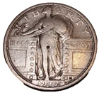 1917 Standing Liberty Quarter Type 1 T1 25c 90% Silver (read Description!)
