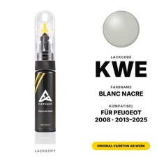 Lackstift Für Peugeot 2008 KWE Blanc Nacre Set PKW Steinschlag Reparatur