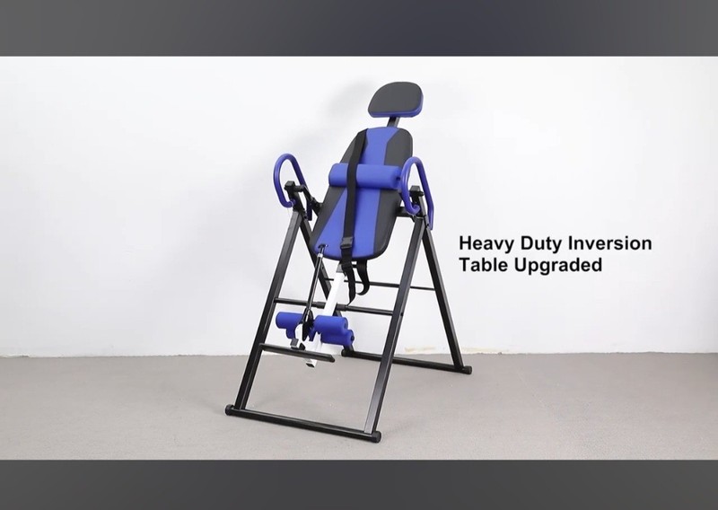 Inversion Table Back Therapy Fitness Pain Hang Gravity Relief Heavy Duty New