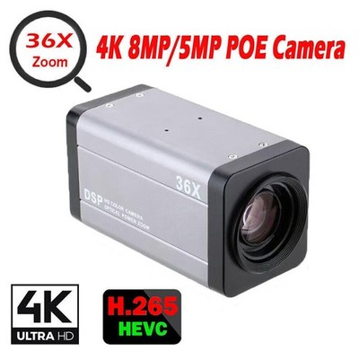 Hikvision Kompatibel 36X Zoom POE 5MP/8MP 4K IMX415 IP BOX Kamera CCTV H.265