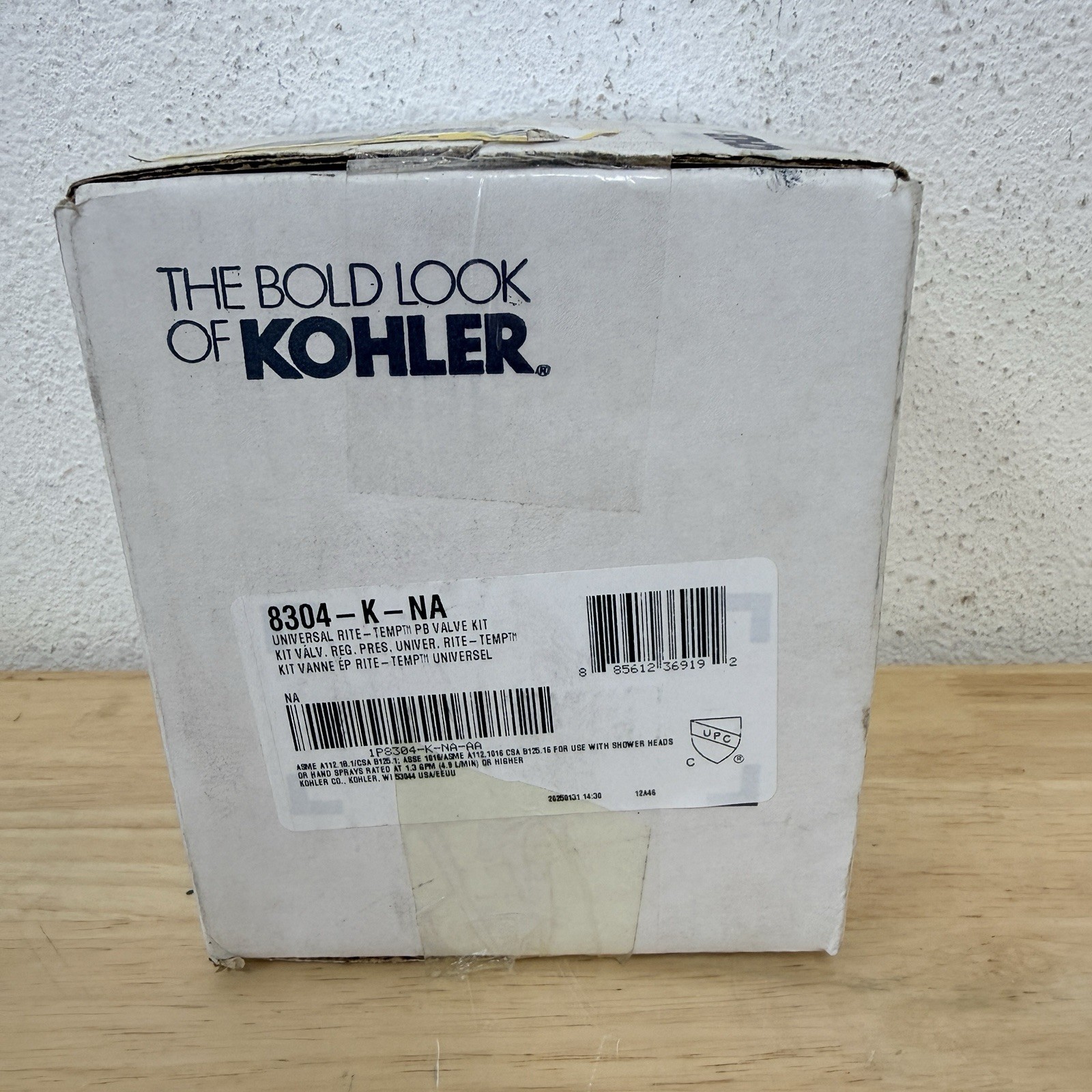 KOHLER Rite-Temp Pressure-Balancing Valve and Cartridge Kit K-8304-K-NA thumbnail 4