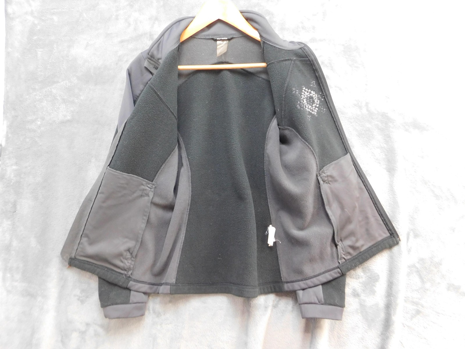 Helly Hansen Jacket Womens Small Black Gray Full … - image 6
