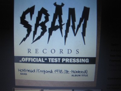 Motörhead- England LP ( TESTPRESSUNG ) 15 Stück Testpress