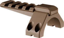 Ruff's Precision Manufacturing Diving Board Low Mount Rail Cap, 30mm: 30-LRC-FDE