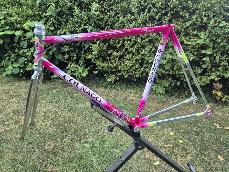 Superb Condition Colnago Technos Art Decor 56cm Frameset