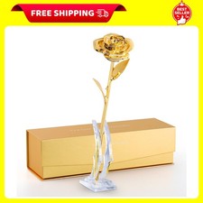 24K Gold Dipped Real Rose   Handpicked Real Rose Preserved in 24K Gold   Elegant