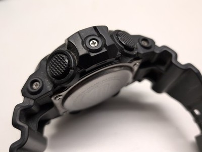 Casio G-Shock GA-710 Black Silver Analog Digital Mens Watch 5522
