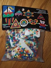 Vintage Perler Bead Kit Set Ice Cream Butterfly Group Project Makes 24
