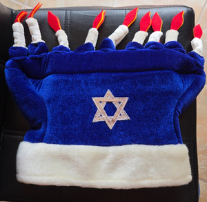 Hanukkah Chanukah Christmas Kwaanza Menorah Hat