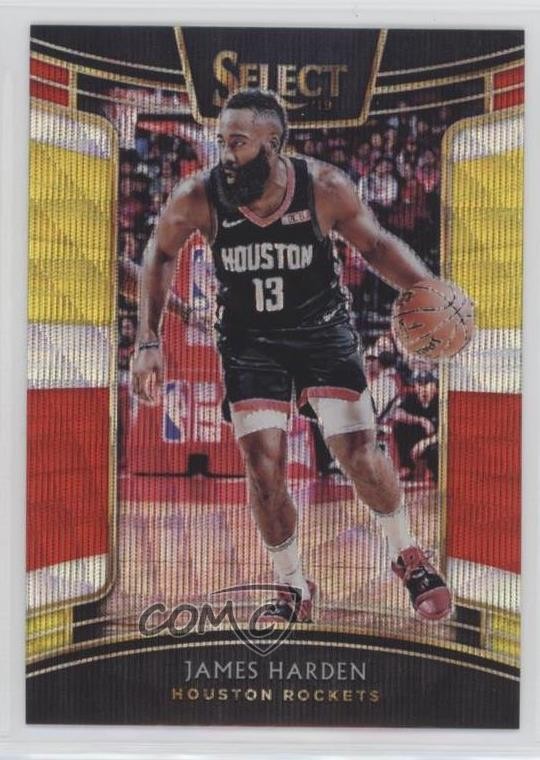 2018-19 Panini Select Concourse Tri-Color Prizm James Harden #51 09um