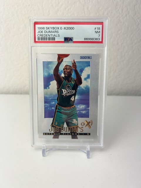 Joe Dumars 1996 Skybox E-X2000 Credentials