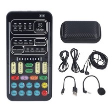 Voice Changer Set, Portable Recording Mini Live Broadcast Voice Disguiser, Ha...