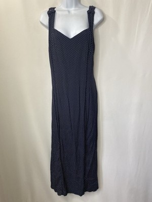 Vintage 90s D.B.Y. Polka Dot Dress Size 13/14 Y2K Rockabilly Pin Up Summer VACA