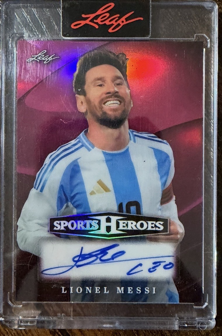 2025 lionel messi leaf auto 3/3