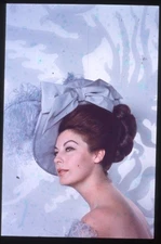 Ava Gardner Elegant Hat Glamour Photo Shoot 55 Days Peking Original Transparency