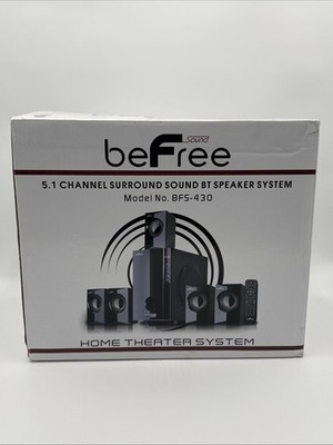 beFree Sound 5.1 Channel Surround Sound BT Speaker System BFS-430 Open Box