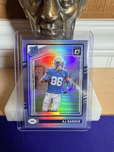 2024 Panini Donruss Optic - Rated Rookie AJ Barner #204 Holo Prizm (RC)