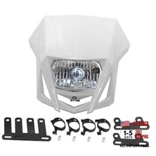 Dirt Bike Halogen Headlight,Motorcycle Front Headlamp Kit Compatible with White