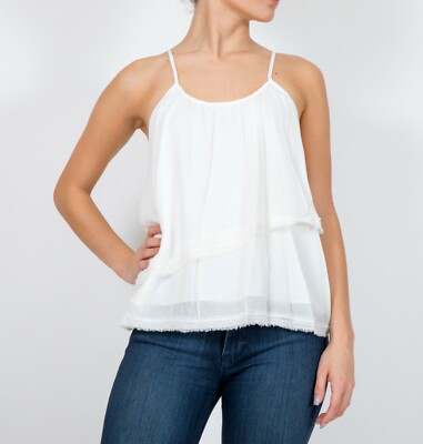 Wink white tank top camisole size X-Small 