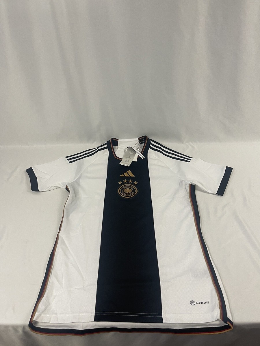 adidas ２０２２年 ドイツ代表 ユニファーム レア ホワイト M ADIDAS GERMANY DEUTSCHLAND 22/23 WHITE HOME JERSEY HJ9606