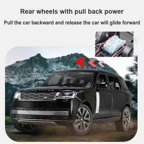 1:24 Land Rover Range Rover SV Diecast Vehicle Model Car Toy Sound Light Gifts - Picture 4 of 11