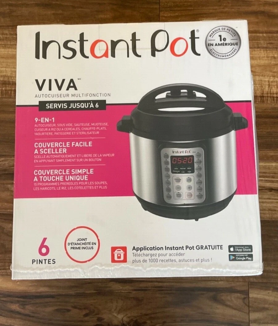 Instant Pot Viva 9-in-1 Pressure Cooker, 6-qt : : Home