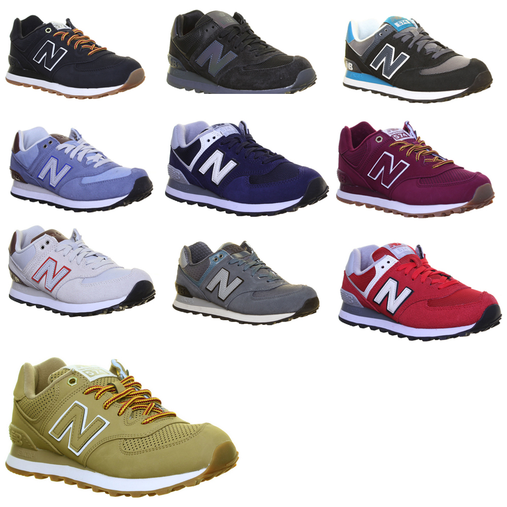 New Balance Ml574 Mens Suede Leather Trainers New Balance Ml574 Mens Suede Leather Trainers