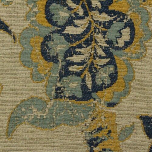 COVINGTON DELIA NILE WOVEN HEAVY FLORAL JACQUARD MULTUSE FABRIC BY THE YARD 54"W - Picture 4 of 9