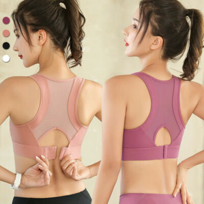Comforts Shockproof Womens Sports Bra Singlet Wireless