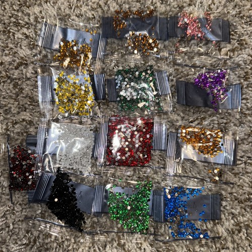 52 Diamond Painting Extra Diamonds Crafts Arts And Crafts Bundle Lot - Picture 3 of 4