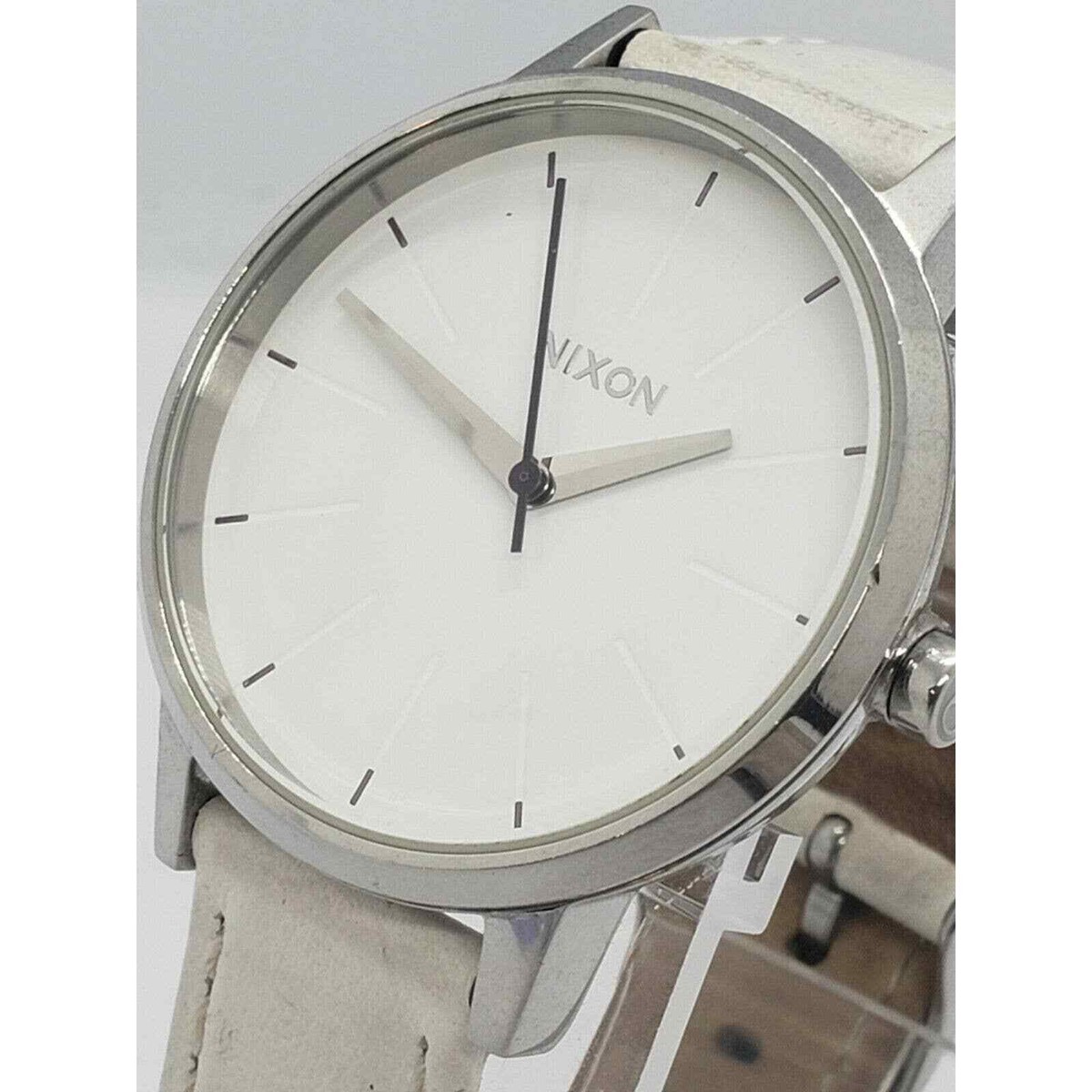 Nixon Moving Out Kengsington Silver Tone Steel Watch with