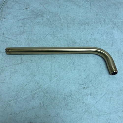 Signature Hardware 12" Shower Arm & Flange Brushed Gold SHRSA123BG - Picture 7 of 15