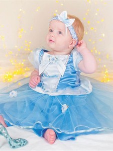 Baby Toddler Girls Disney Cinderella Princess Fancy Dress Bloomers Headband Ebay