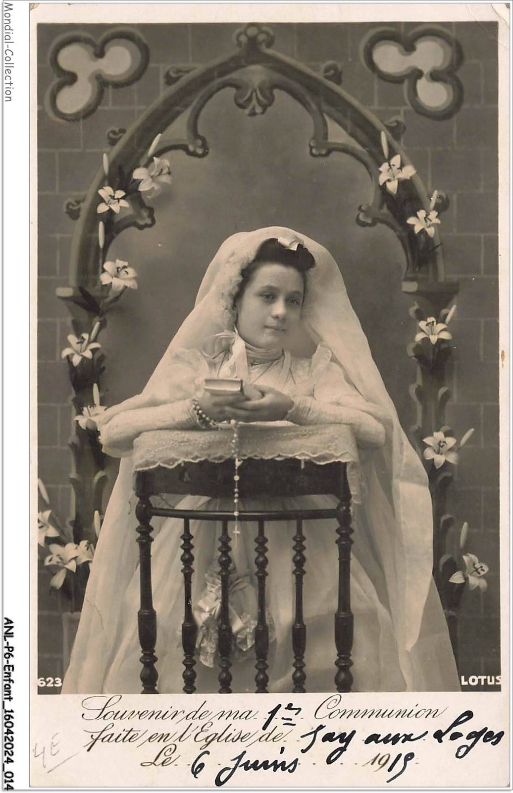 ANLP6-0410-KIND - Andenken An Meiner Ersten Kommunion In Der Kirche - Klein