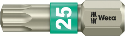 Wera 071035, 3867/1 TS TORX  Bits, stainless, TX 25 x 25 mm