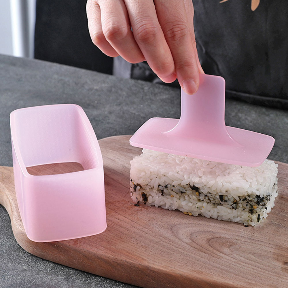 2-Piece Sushi Mold Set for Onigiri and Rice Cooker