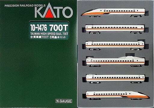 KATO 10-1476 Taiwan High Speed Rail 700T Basic 6 cars set N KATO 10-1476 Taiwan High Speed Rail 700T Basic 6 cars set N