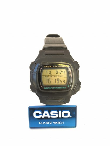 Casio W-740 Men LCD Digital Alarm Chronograph Watch Vintage Wristwatch Mod  1189 | eBay