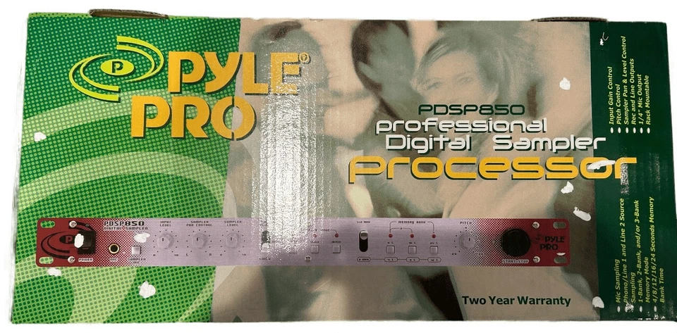 Pyle-Pro PDSP850 19'' Rack Mount Professional Digital Processor Sampler NIB - Image 3 of 4