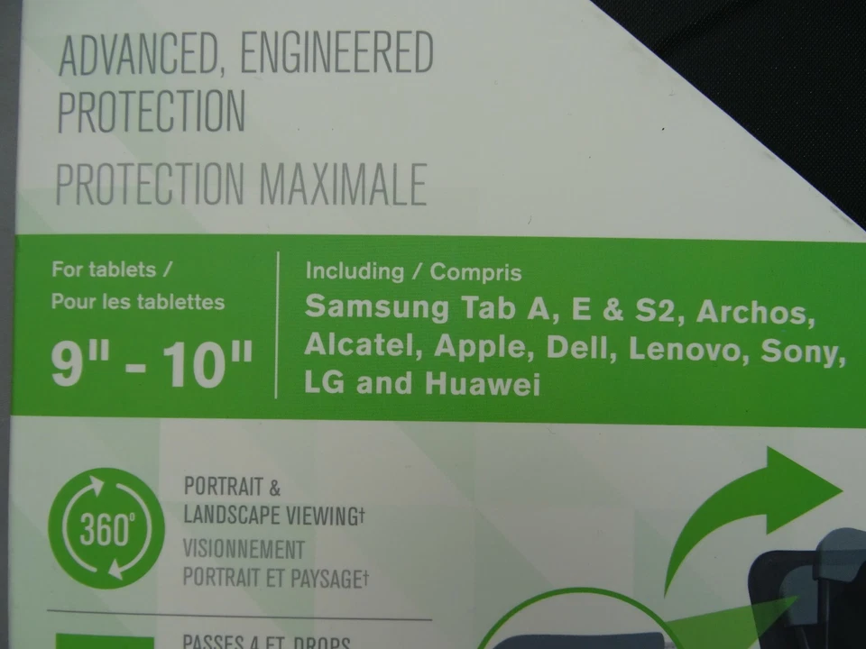 TARGUS THZ665AU, PRO-TEK 9"-10" ROTATING FOR SAMSUNG TAB A, S2 & UNIVERSAL - - Image 3 of 4