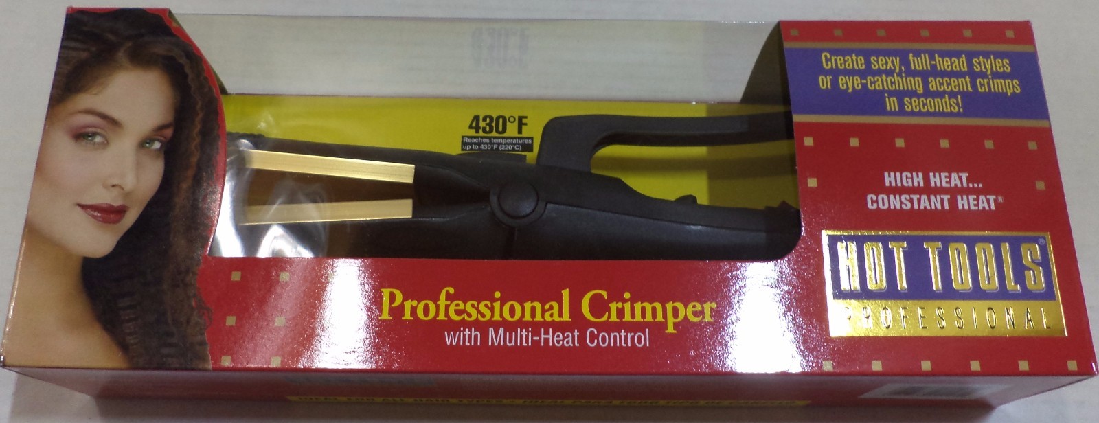 Hot Tools Professional Crimper 2Inch With Multi-Heat Control Stylists Performing