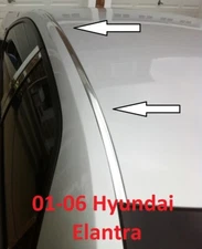 For 2001-2006 HYUNDAI ELANTRA CHROME ROOF TOP TRIM MOLDING KIT