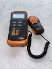 Dr. Meter LX1330B Black Orange Illuminance Light Digital Lux Meter Used