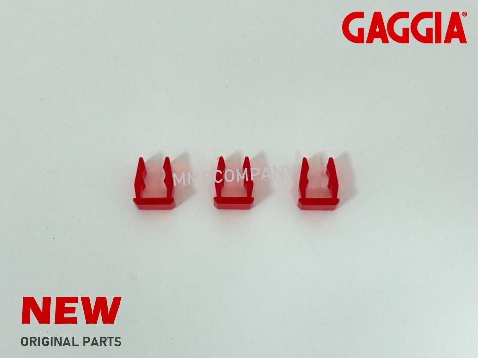 Gaggia Parts – Red Rectangular Lamp Lens Set for Classic Pro, Evo